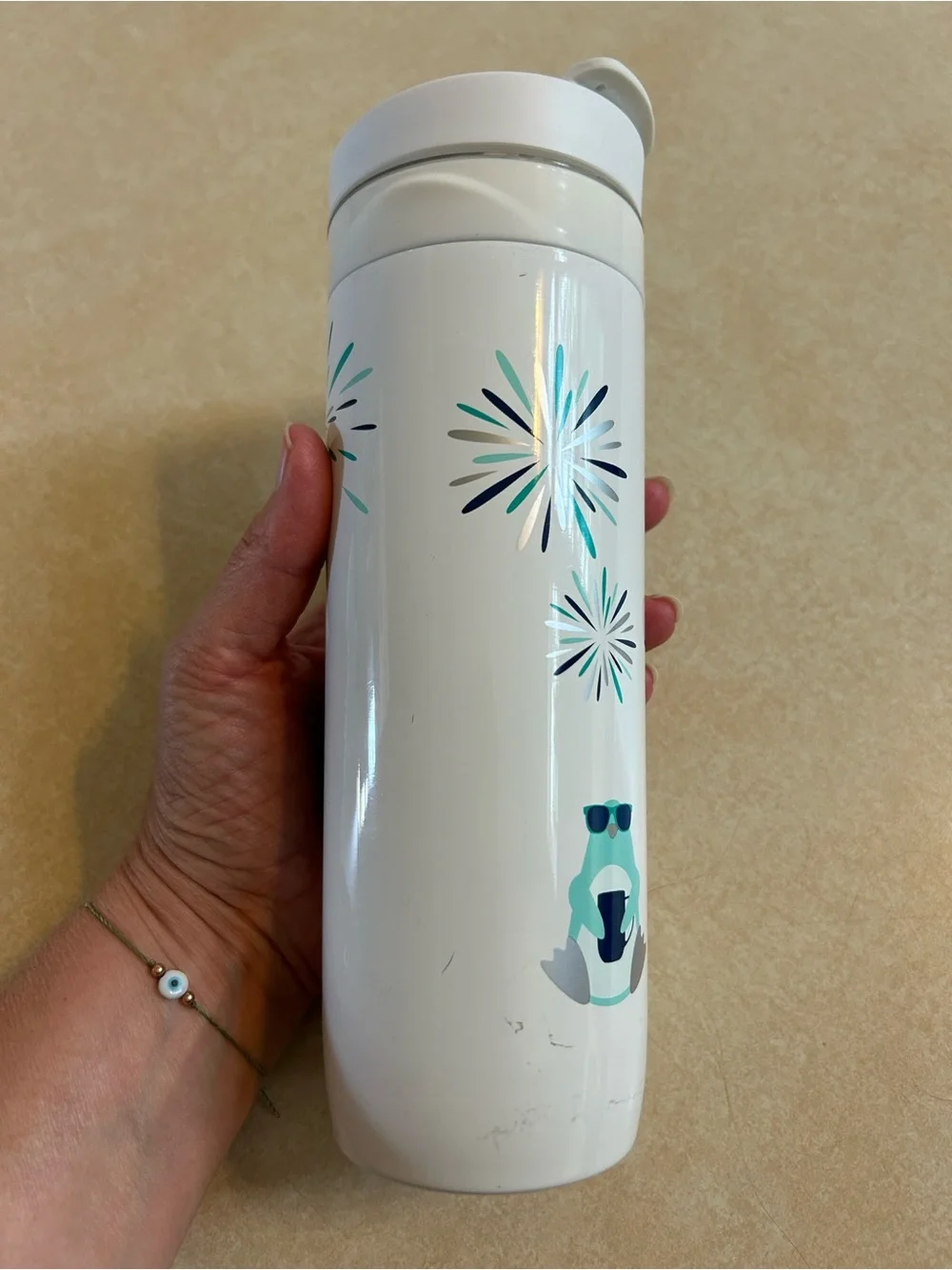 David’s Tea Travel Infuser Insulated Mug Bottle Tumbler stainless